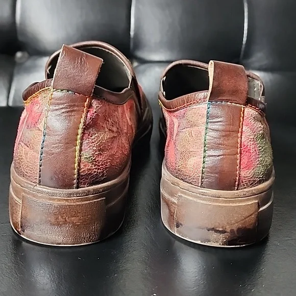 L'Artiste Rosea Spring Step Slip on Sneaker Floral Leather EU 40 - Picture 10 of 11